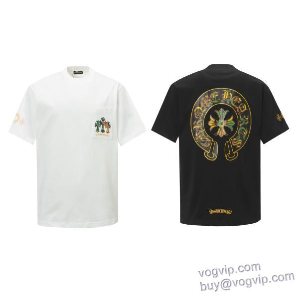 クロムハーツ CHROME HEARTS 希少価値大！ 半袖Tシャツ 2色可選 2025超激得大人気 最高N級ブランドコピー