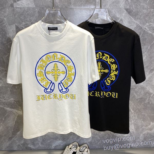 2025春夏新作 クロムハーツ CHROME HEARTS 半袖Tシャツ 2色可選 コピー 商品 販売 綺麗に決まるフォルム！