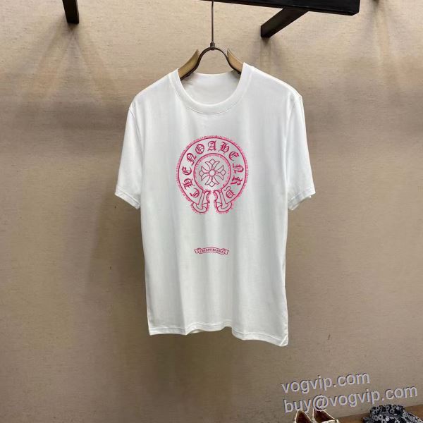 半袖Tシャツ 人気ブランド クロムハーツ コピー 2025品質保証高品質 2色可選