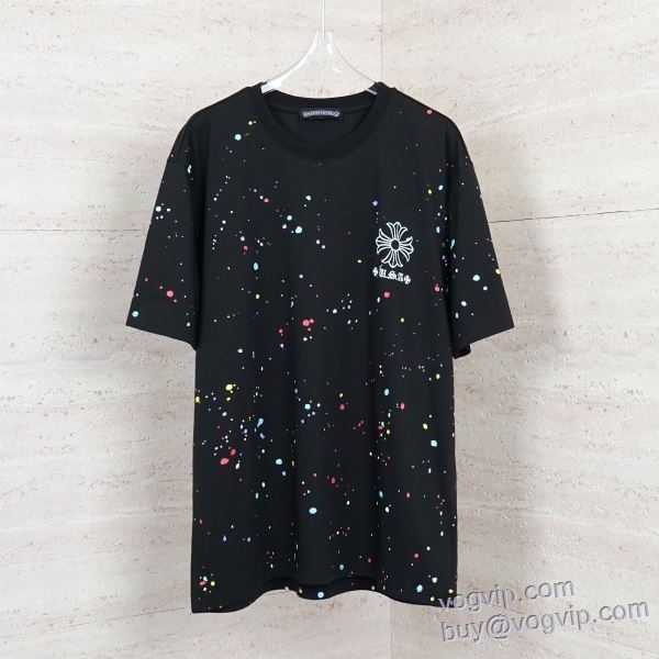 2025品質保証高品質 クロムハーツ コピー ブランド 半袖Tシャツ 海外セレブ愛用