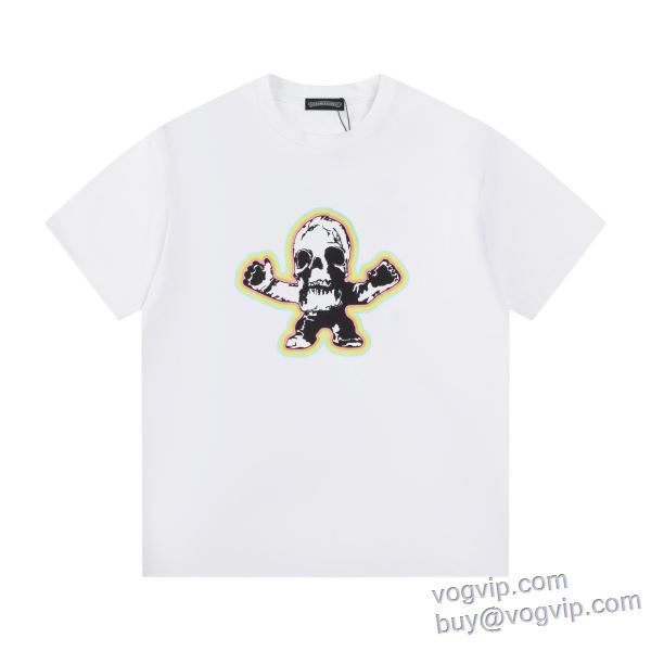 大好評 CHROME HEARTS コピー ブランド 2025最安値セール クロムハーツ 半袖Tシャツ