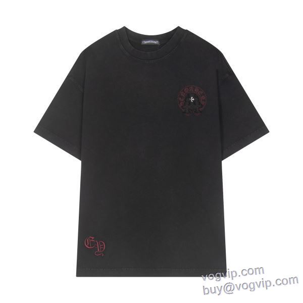 半袖Tシャツ 高級感ある クロムハーツ CHROME HEARTS ブランドスーパーコピー 2025年モデル入荷 2色可選