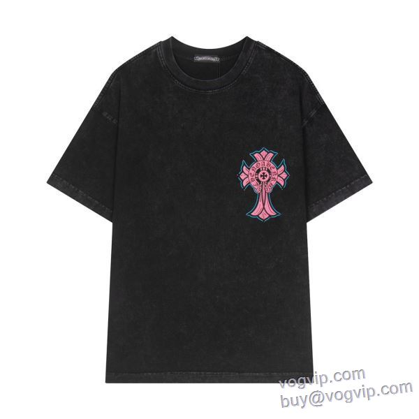 2025新作品 クロムハーツ CHROME HEARTS 半袖Tシャツ 2色可選 ブランド 偽物 通販 肌触りの気持ちい?