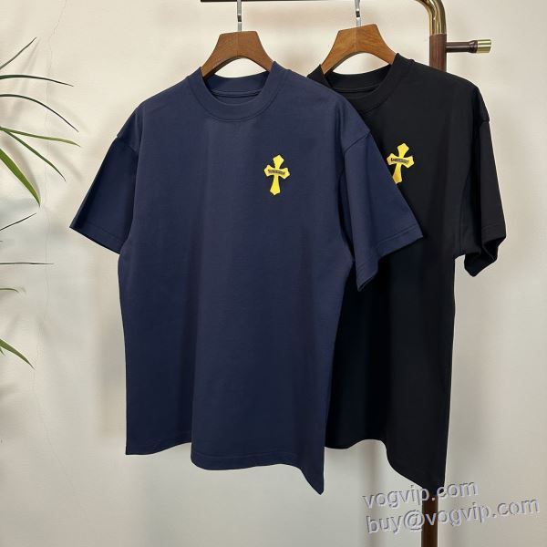 クロムハーツ CHROME HEARTS 2025高級品 通販 スーパーコピー 激安 半袖Tシャツ 2色可選 強い魅力を感じる一枚