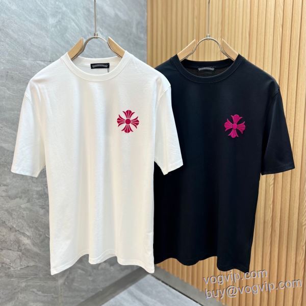 2025激安大特価100%新品 クロムハーツ ブランドスーパーコピー 激安専門店 半袖Tシャツ 2色可選 最安値！