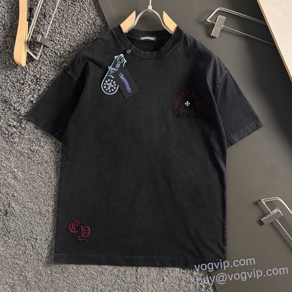 お買い得品 クロムハーツ スーパーコピー信用できるサイト 半袖Tシャツ 2色可選 2025激安大特価100%新品