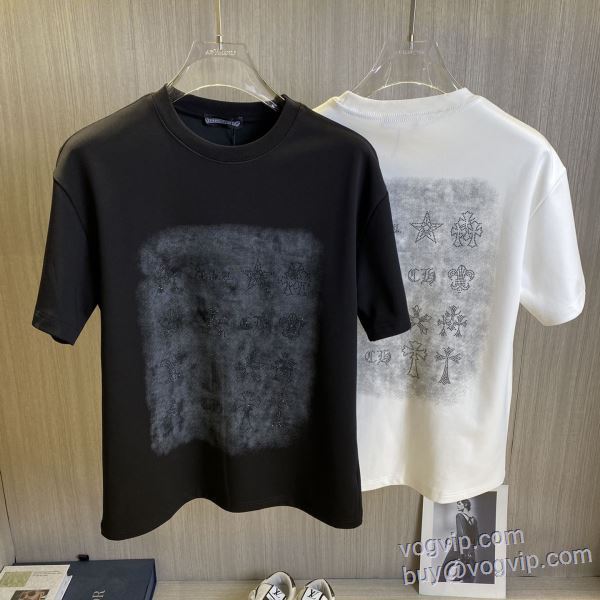 2025驚きの破格値安い クロムハーツ 業界高品質スーパーコピー 半袖Tシャツ 2色可選 大絶賛！