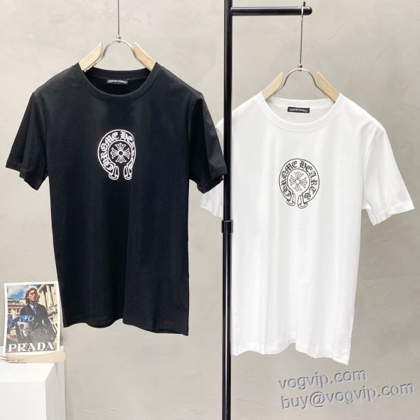 2025期限限定！ VOGコピー クロムハーツ CHROME HEARTS 半袖Tシャツ 2色可選 完売再入荷