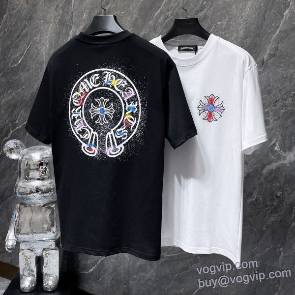 2025数量限定本物保証 クロムハーツ スーパーコピー 半袖Tシャツ 2色可選 最旬アイテム
