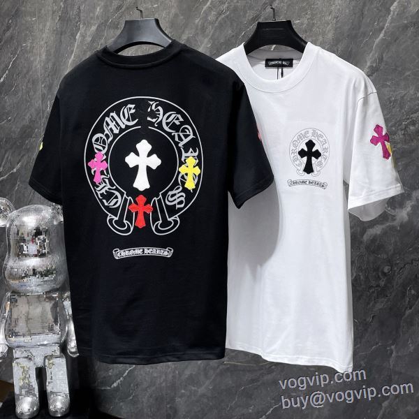 ★安心★追跡付 クロムハーツ コピーブランド 半袖Tシャツ 2色可選 2025新作入荷人気