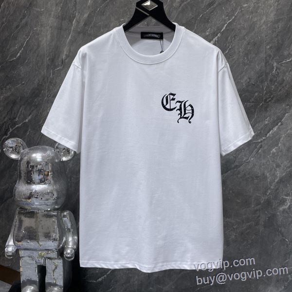 大特価 クロムハーツ スーパーコピー 2025新作入荷人気 半袖Tシャツ 2色可選
