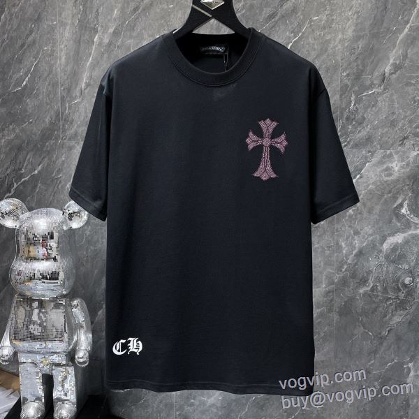 大人のおしゃれに クロムハーツ CHROME HEARTS 半袖Tシャツ ブランドコピー 2025品質保証高品質