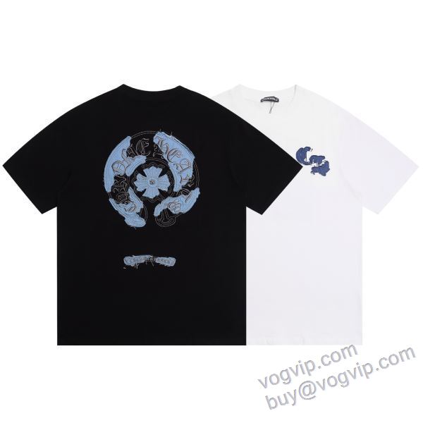 2025新作入荷定番人気 クロムハーツ ブランド 偽物 通販 NXZCHR116 半袖Tシャツ 2色可選