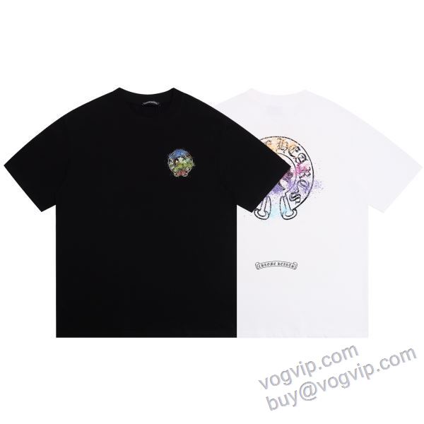 クロムハーツ スーパーコピー 激安 NXZCHR117 半袖Tシャツ 2色可選 2025新作入荷定番人気