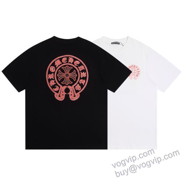 クロムハーツ ブランドスーパーコピー NXZCHR121 2025新商品！ 半袖Tシャツ 2色可選
