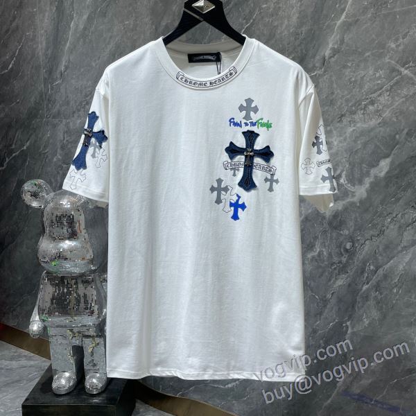 半袖Tシャツ 2025新商品！ クロムハーツ ブランドコピー NXZCHR122 2色可選