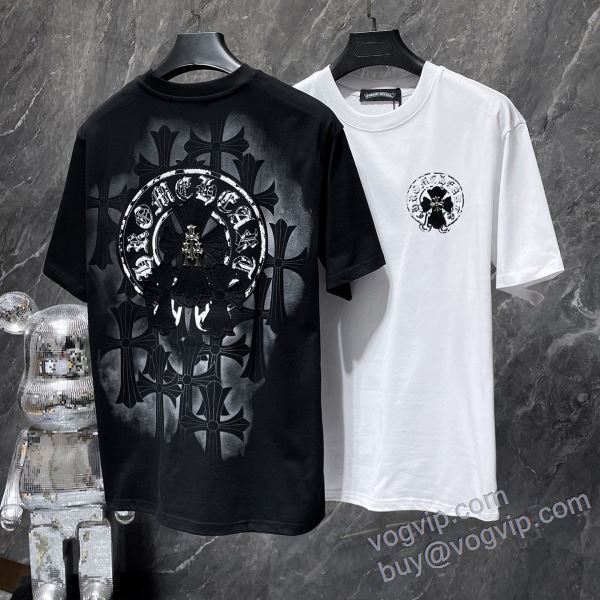 2025限定セール大人気 クロムハーツ CHROME HEARTSスーパーコピー NXZCHR124 半袖Tシャツ 2色可選