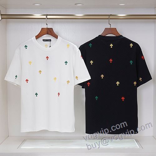 CHROME HEARTSブランド 偽物 通販 2025限定セール大人気 クロムハーツ NXZCHR127 半袖Tシャツ 2色可選