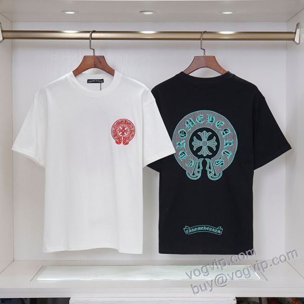 CHROME HEARTS偽物ブランド NXZCHR130 半袖Tシャツ 2025数量限定格安 クロムハーツ 2色可選