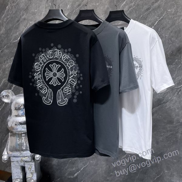 2025品質保証安い クロムハーツ コピーブランド NXZCHR140 半袖Tシャツ 3色可選