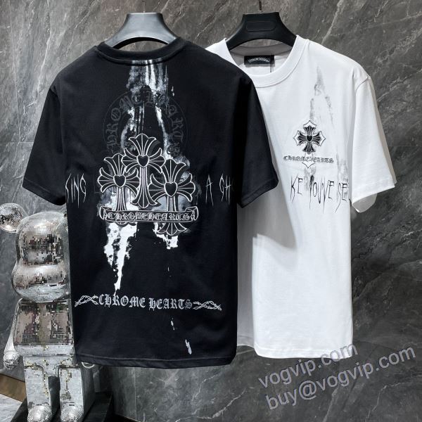 半袖Tシャツ 2025品質保証安い クロムハーツ スーパーコピー NXZCHR142 2色可選