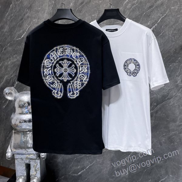 クロムハーツ ブランドスーパーコピー NXZCHR143 半袖Tシャツ 2色可選 2025品質保証安い