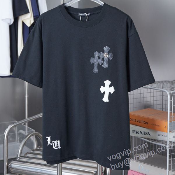 クロムハーツ CHROME HEARTSスーパーコピー NXZCHR153 2025定番人気 半袖Tシャツ 2色可選