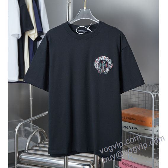 2025春夏季新作 クロムハーツ ブランドコピー NXZCHR156 半袖Tシャツ 2色可選