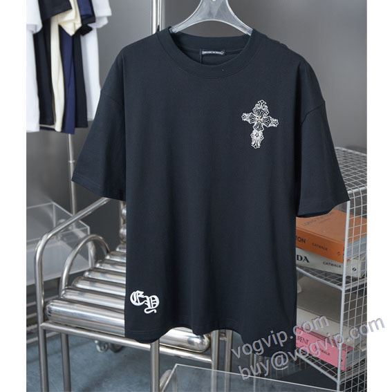 クロムハーツ 偽物ブランド NXZCHR163 半袖Tシャツ 2色可選 2025超激得新品
