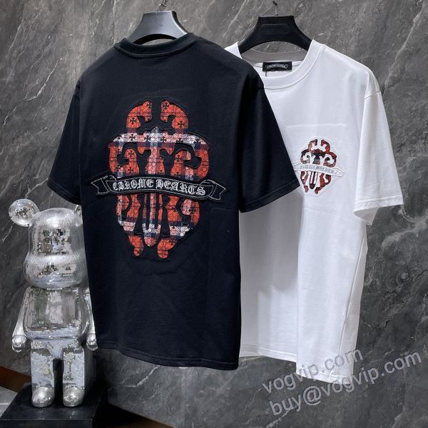 CHROME HEARTSコピー NXZCHR169 2025お買い得人気セール クロムハーツ 半袖Tシャツ 2色可選
