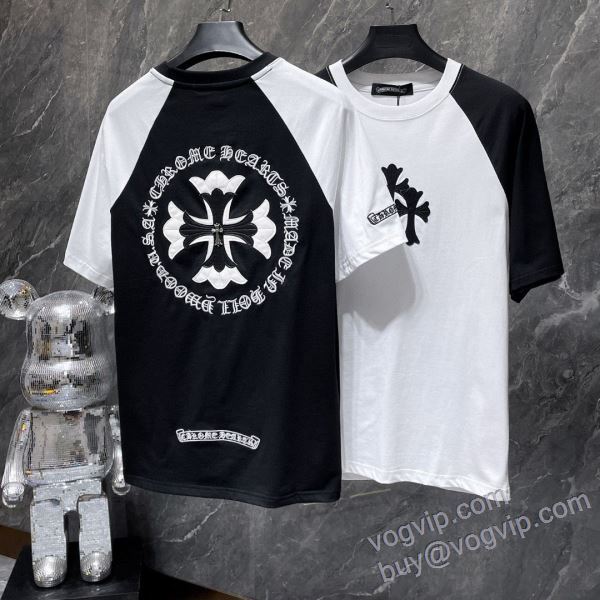 クロムハーツ CHROME HEARTSコピーブランド NXZCHR173 2025HOT新作登場 半袖Tシャツ 2色可選