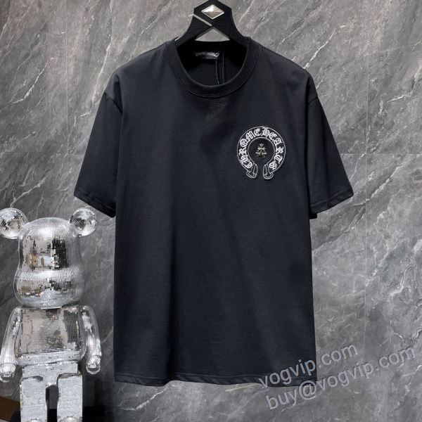 2025最新入荷 クロムハーツ CHROME HEARTSブランドスーパーコピー NXZCHR176 半袖Tシャツ 2色可選