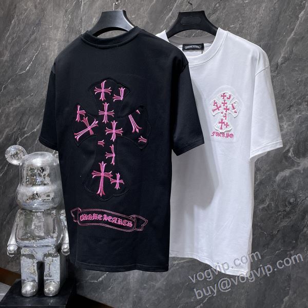 クロムハーツ CHROME HEARTSブランドコピー NXZCHR177 2025最新入荷 半袖Tシャツ 2色可選