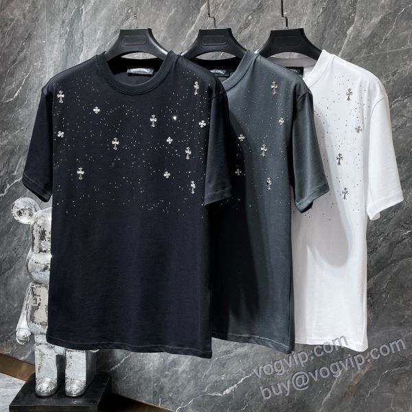 半袖Tシャツ 2025最新入荷 クロムハーツ ブランドコピー代引き専門店 NXZCHR178 3色可選
