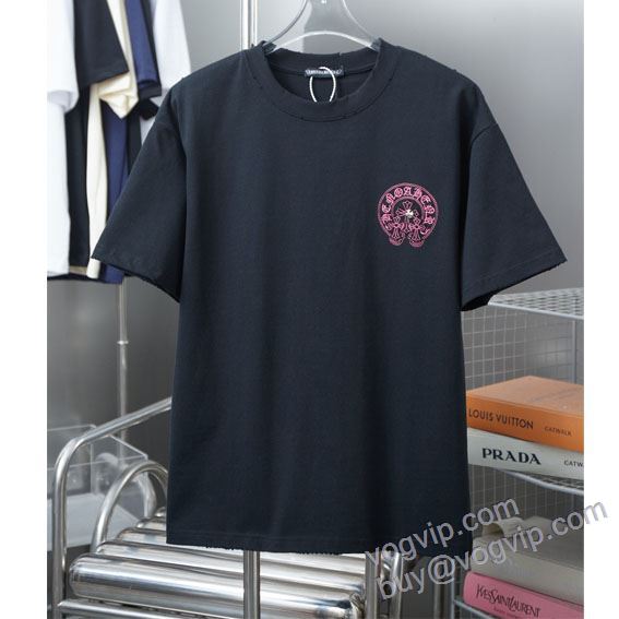 クロムハーツ CHROME HEARTS 最高N級ブランドコピー NXZCHR183 半袖Tシャツ 3色可選 2025春夏季超人気