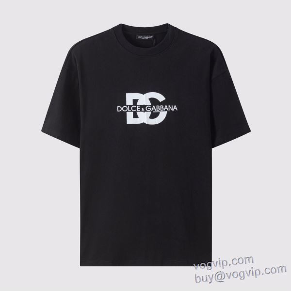 上品上質 ドルチェ＆ガッバーナ Dolce&Gabbana コピー 2025数量限定定番 半袖Tシャツ 2色可選