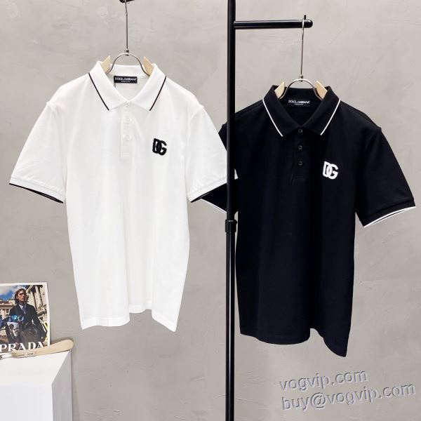 高級感ある 半袖ポロシャツ 2色可選 ドルチェ＆ガッバーナ Dolce&Gabbana 2025超激得新品 コピー 商品 販売