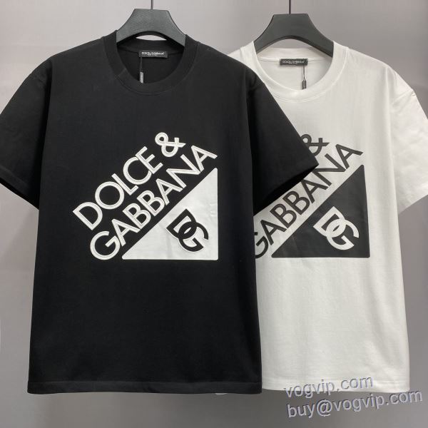 ドルチェ＆ガッバーナ スーパーコピー 2025新作品 半袖Tシャツ 2色可選 流通限定モデル