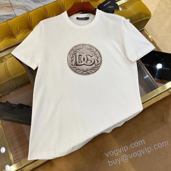 ドルチェ＆ガッバーナ コピー NXZDG063 半袖Tシャツ 3色可選 2025爆買いお得