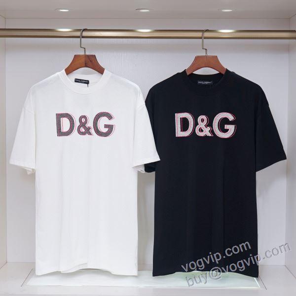 2025超激得高品質 ドルチェ＆ガッバーナ ブランド 偽物 通販 NXZDG065 半袖Tシャツ 2色可選