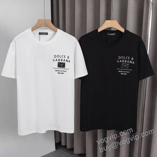 ドルチェ＆ガッバーナ スーパーコピー 激安 NXZDG066 2025超激得高品質 半袖Tシャツ 2色可選