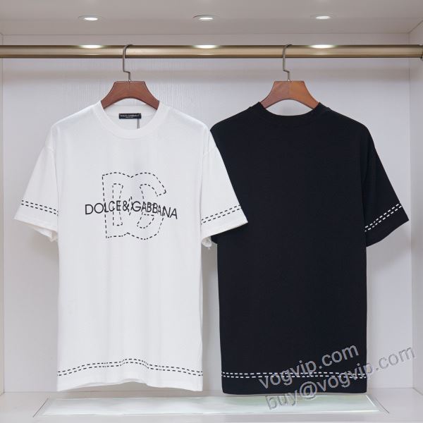 2025超激得高品質 半袖Tシャツ ドルチェ＆ガッバーナ コピーブランド NXZDG067 2色可選