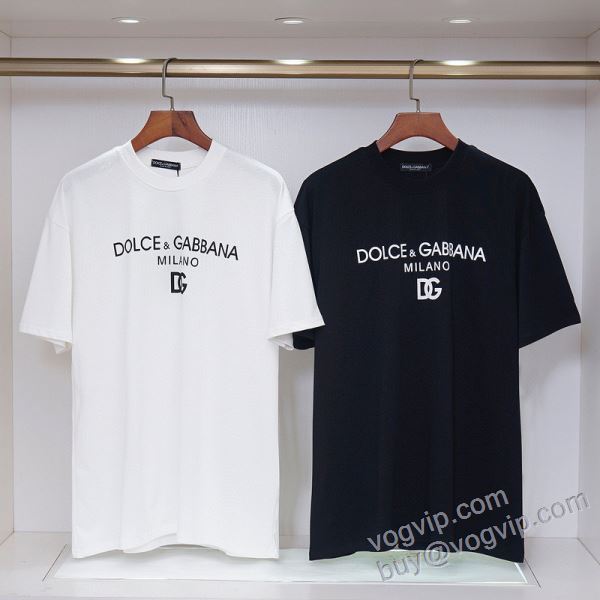 ドルチェ＆ガッバーナ ブランドスーパーコピー NXZDG070 2025高級品 通販 半袖Tシャツ 2色可選