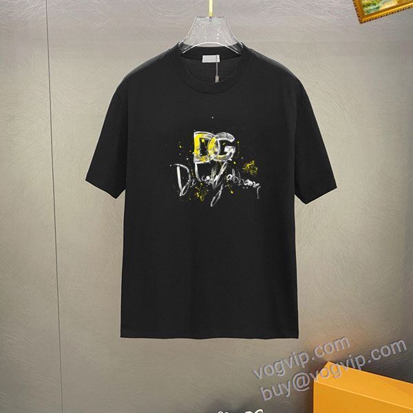 2025高級品 通販 NXZDG071 半袖Tシャツ 2色可選 ドルチェ＆ガッバーナ ブランドコピー