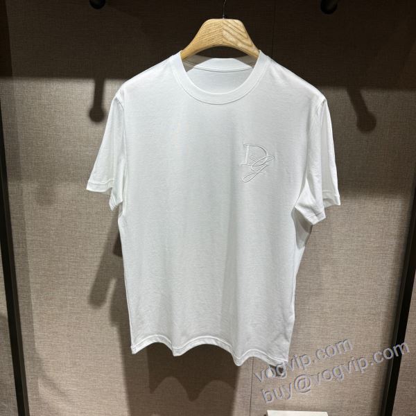 2025割引セール ドルチェ＆ガッバーナ Dolce&Gabbanaスーパーコピー NXZDG073 半袖Tシャツ 2色可選