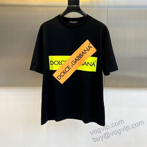 Dolce&Gabbana偽物ブランド 2025驚きの破格値人気 ドルチェ＆ガッバーナ NXZDG079 半袖Tシャツ 2色可選