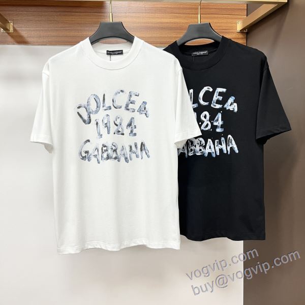 半袖Tシャツ 2025品質保証新作 ドルチェ＆ガッバーナ ブランドコピー NXZDG083 2色可選