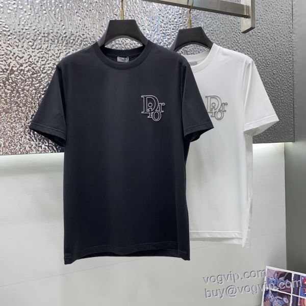 2025春夏 ディオール ブランドコピー 半袖Tシャツ 2色可選 選べる極上