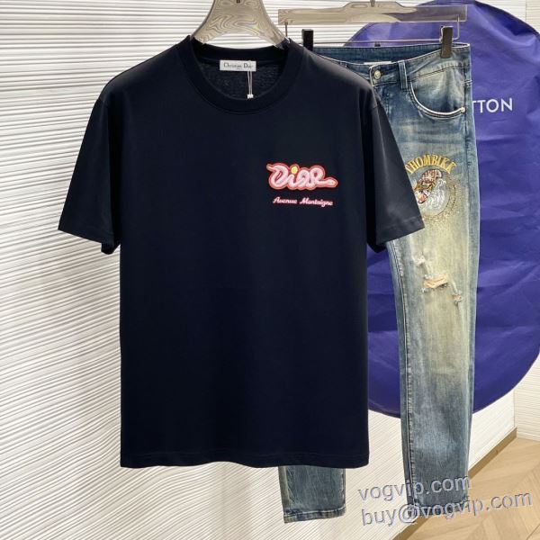 2025HOT大人気 ディオール DIOR コピー 今買い◎得 半袖Tシャツ 2色可選