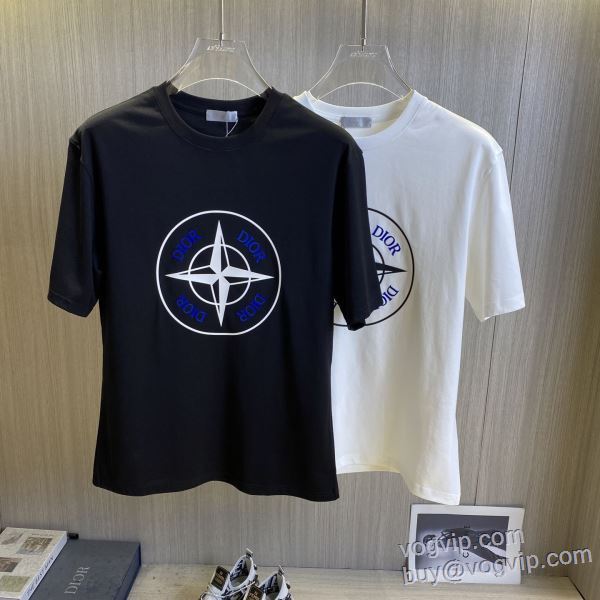 極上の着心地 ディオール DIORコピー ブランド 半袖Tシャツ 2色可選 2025HOT大人気